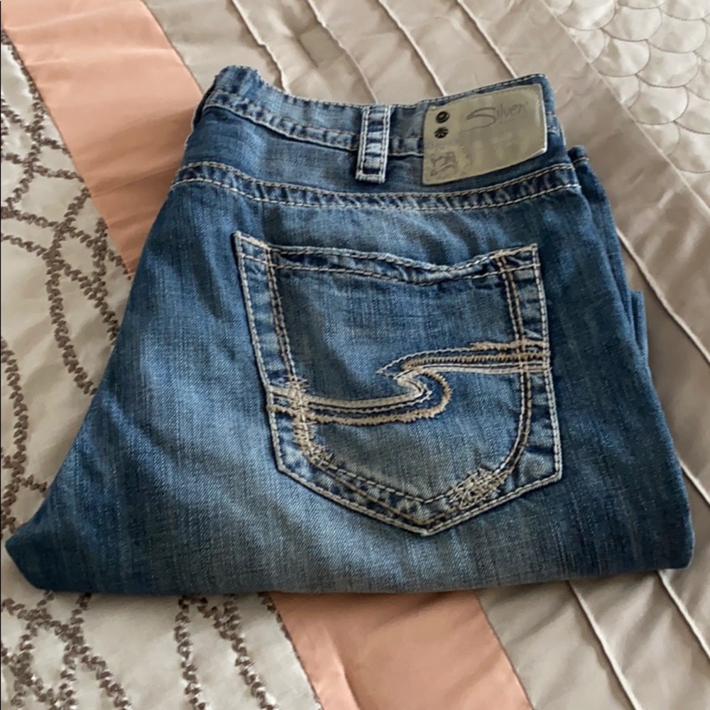 Men’s Silver Jeans